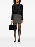 michaelia rhinestones embellished jacket in black Avalabel