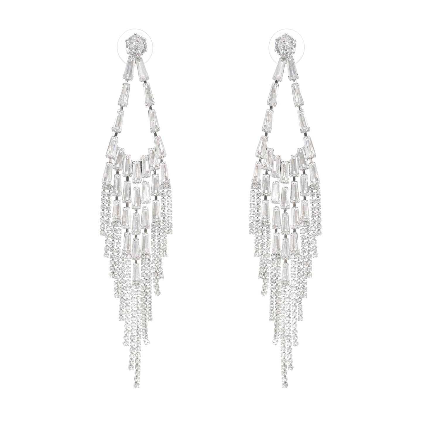 Isabelle Crystal-Embellished Drop Earrings Avalabel