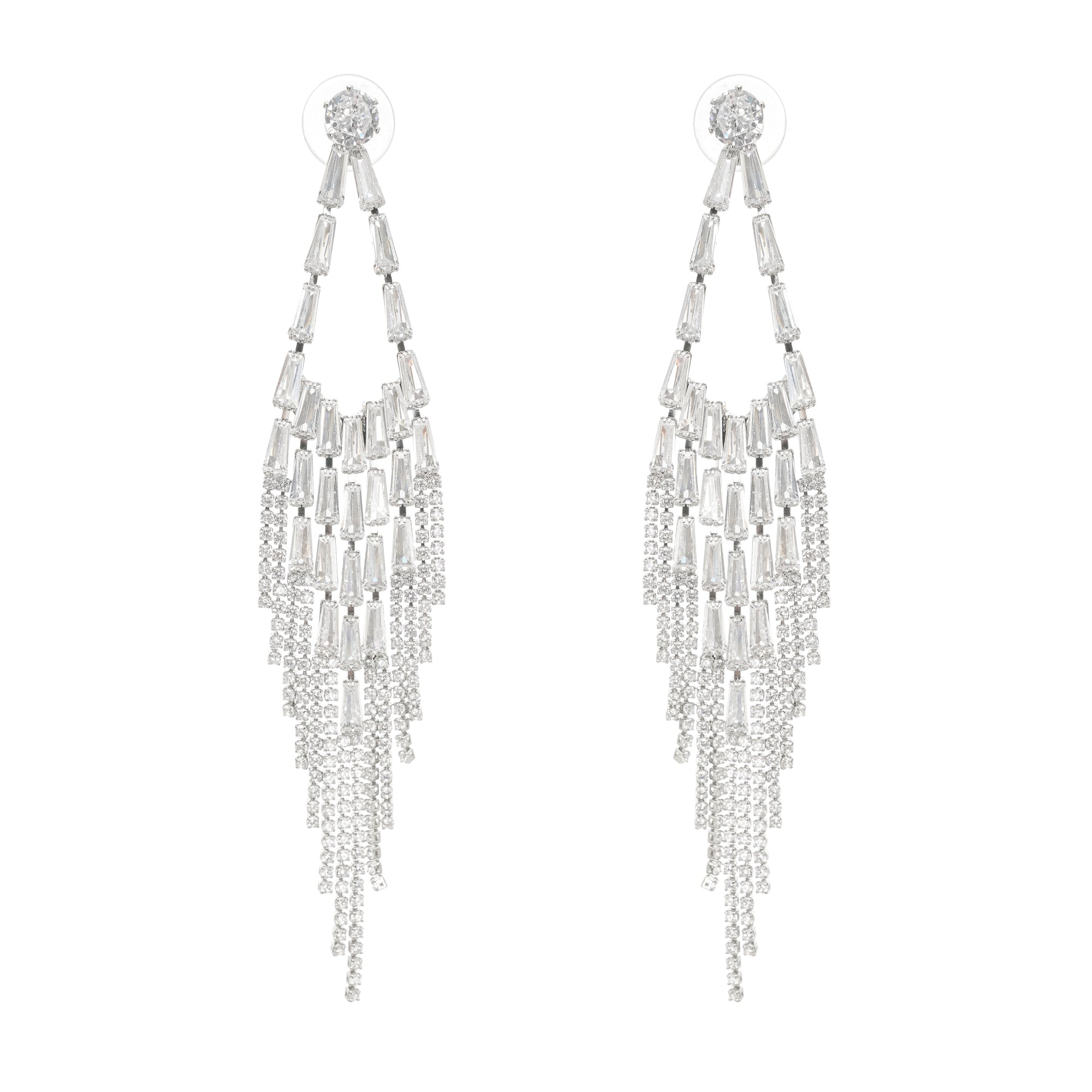 Isabelle Crystal-Embellished Drop Earrings Avalabel