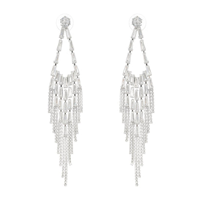 Isabelle Crystal-Embellished Drop Earrings Avalabel