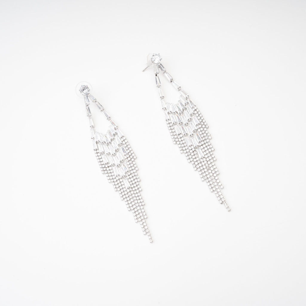 Isabelle Crystal-Embellished Drop Earrings Avalabel