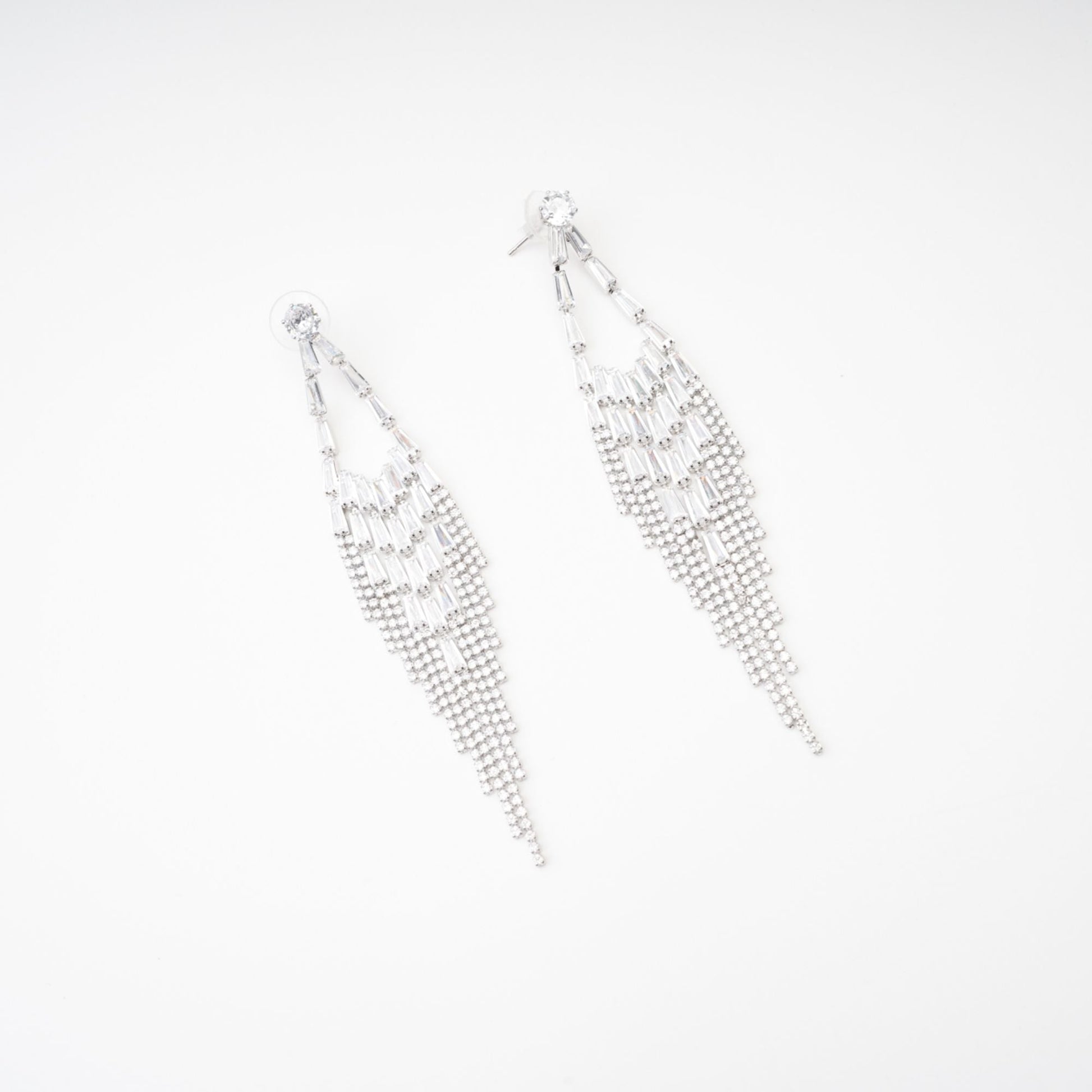 Isabelle Crystal-Embellished Drop Earrings Avalabel