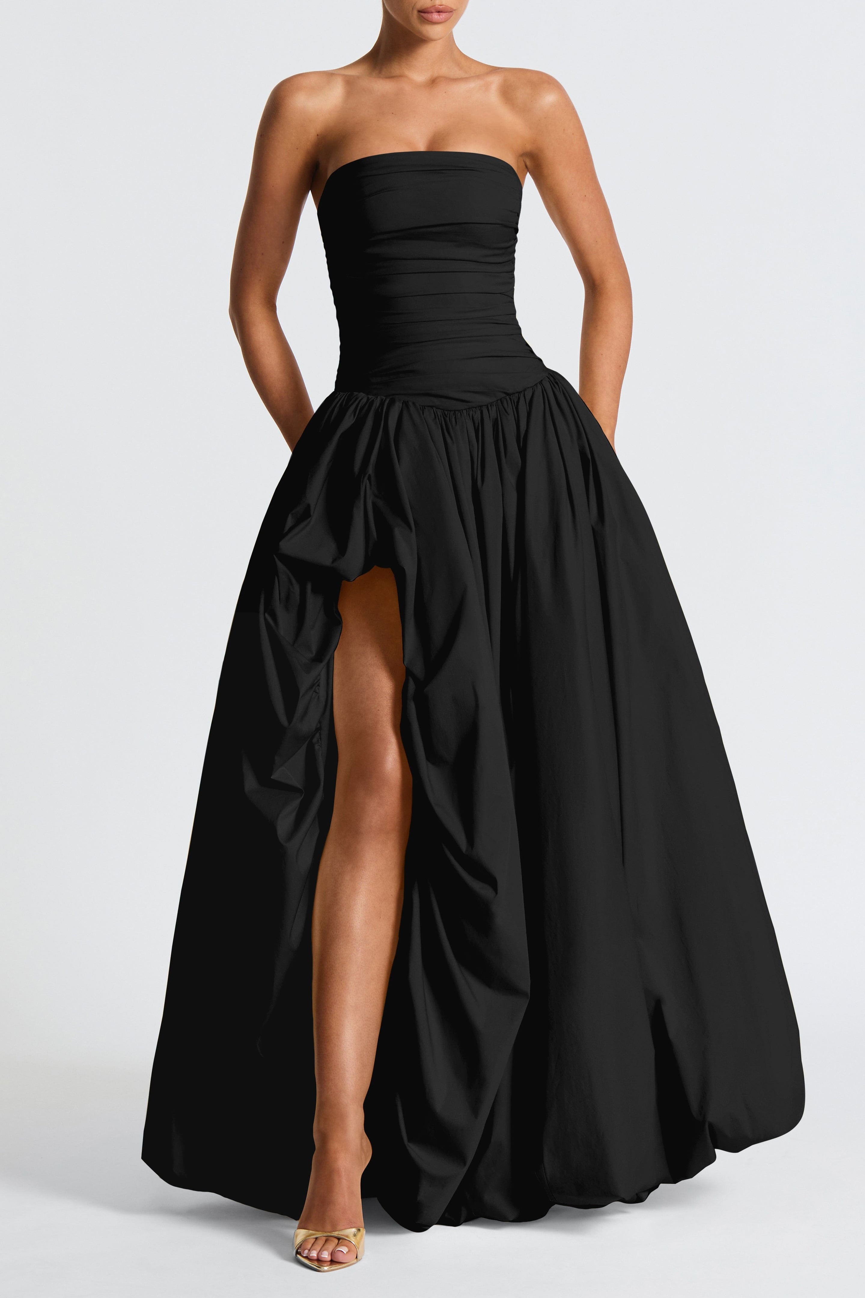 Jillian Maxi Dress - Black Avalabel