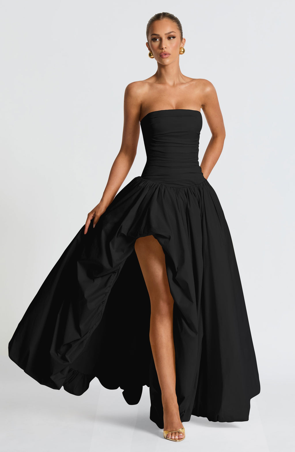 Jillian Maxi Dress - Black Avalabel