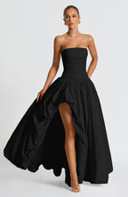 Jillian Maxi Dress - Black Avalabel
