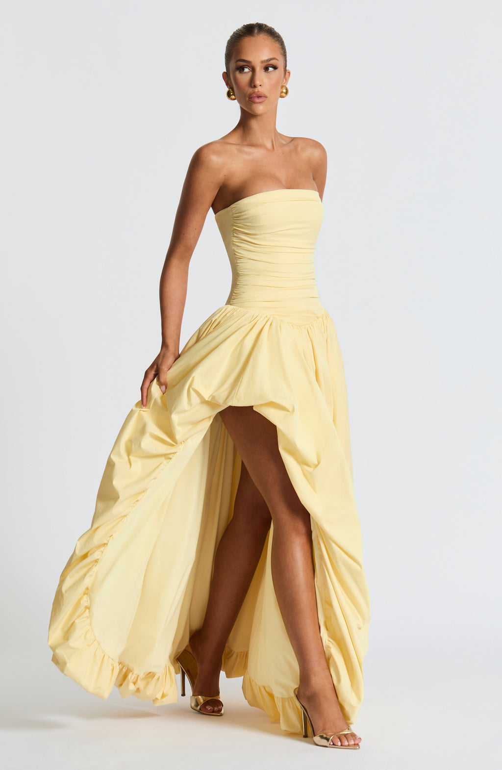 Jillian Maxi Dress - Lemon Avalabel