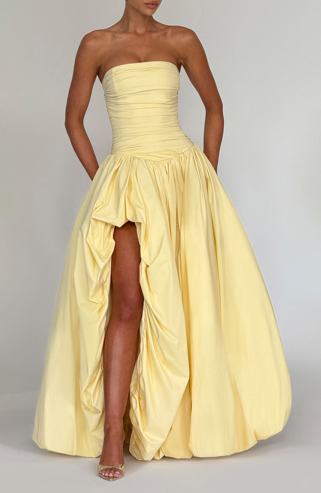 Jillian Maxi Dress - Lemon Avalabel