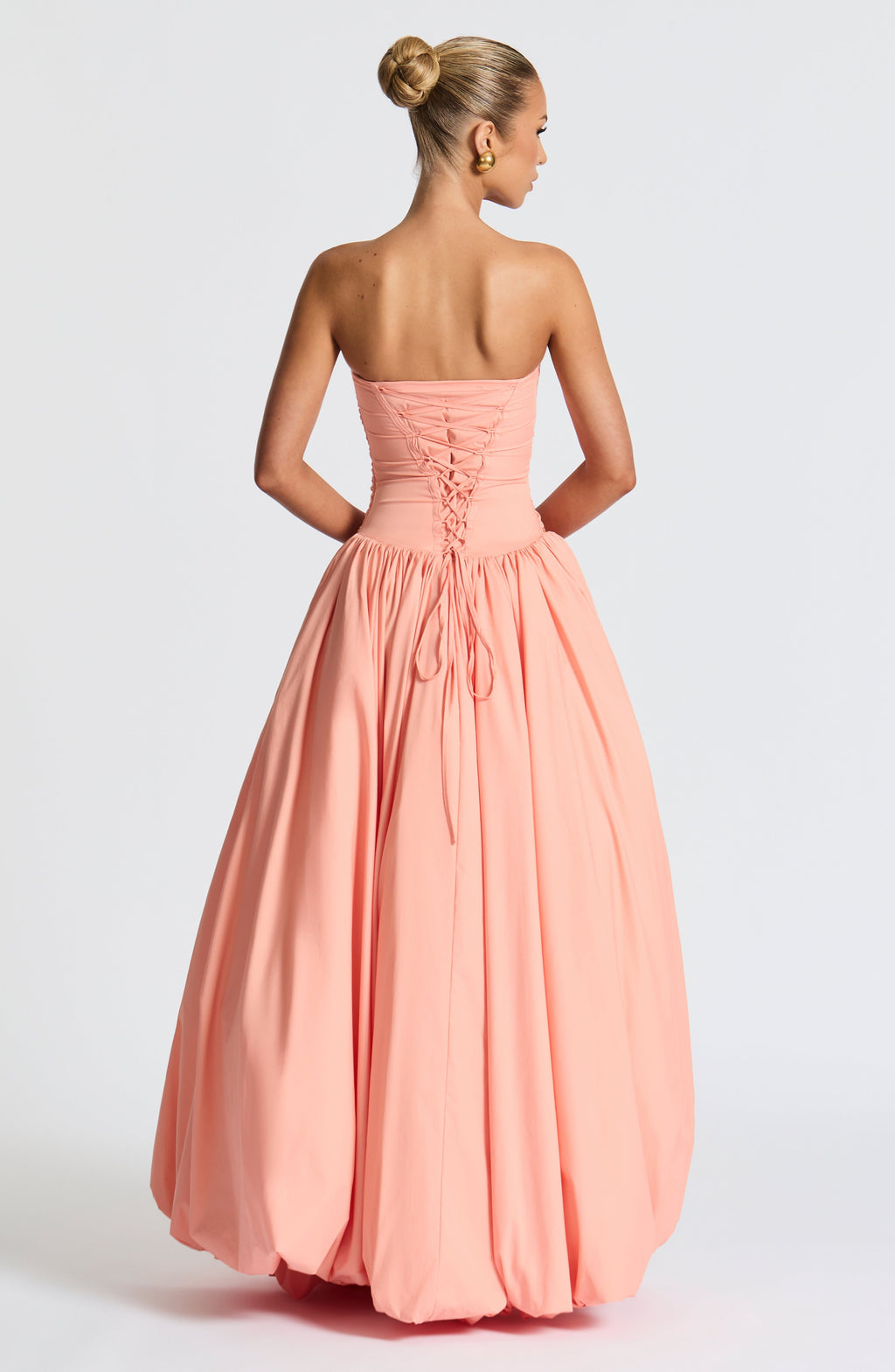 Jillian Maxi Dress - Peach Avalabel