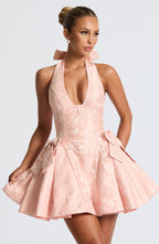 Jocelyn Mini Dress - Soft Peach Avalabel