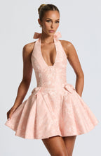 Jocelyn Mini Dress - Soft Peach Avalabel