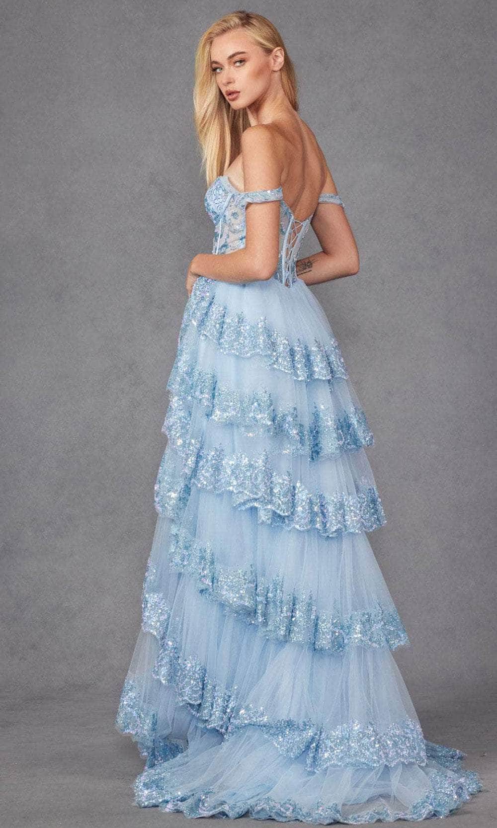 Juliet Dresses - Sequin Lace Sweetheart Prom Gown Avalabel