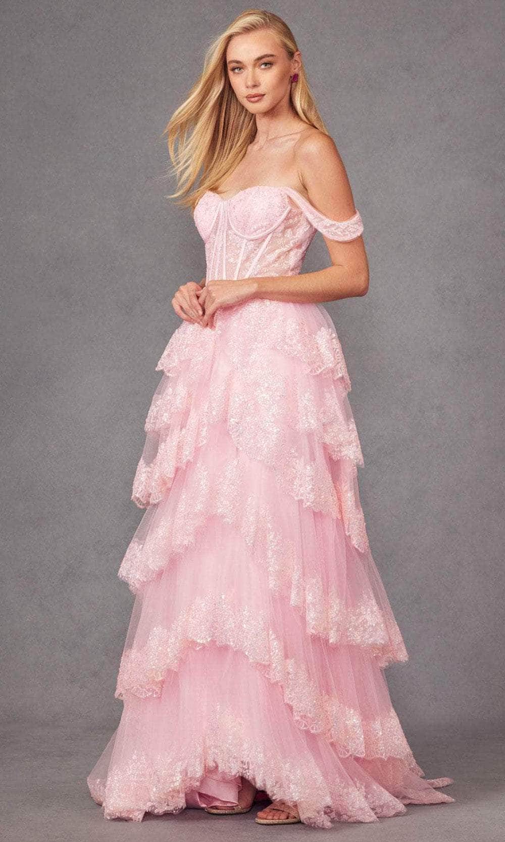 Juliet Dresses - Sequin Lace Sweetheart Prom Gown Avalabel