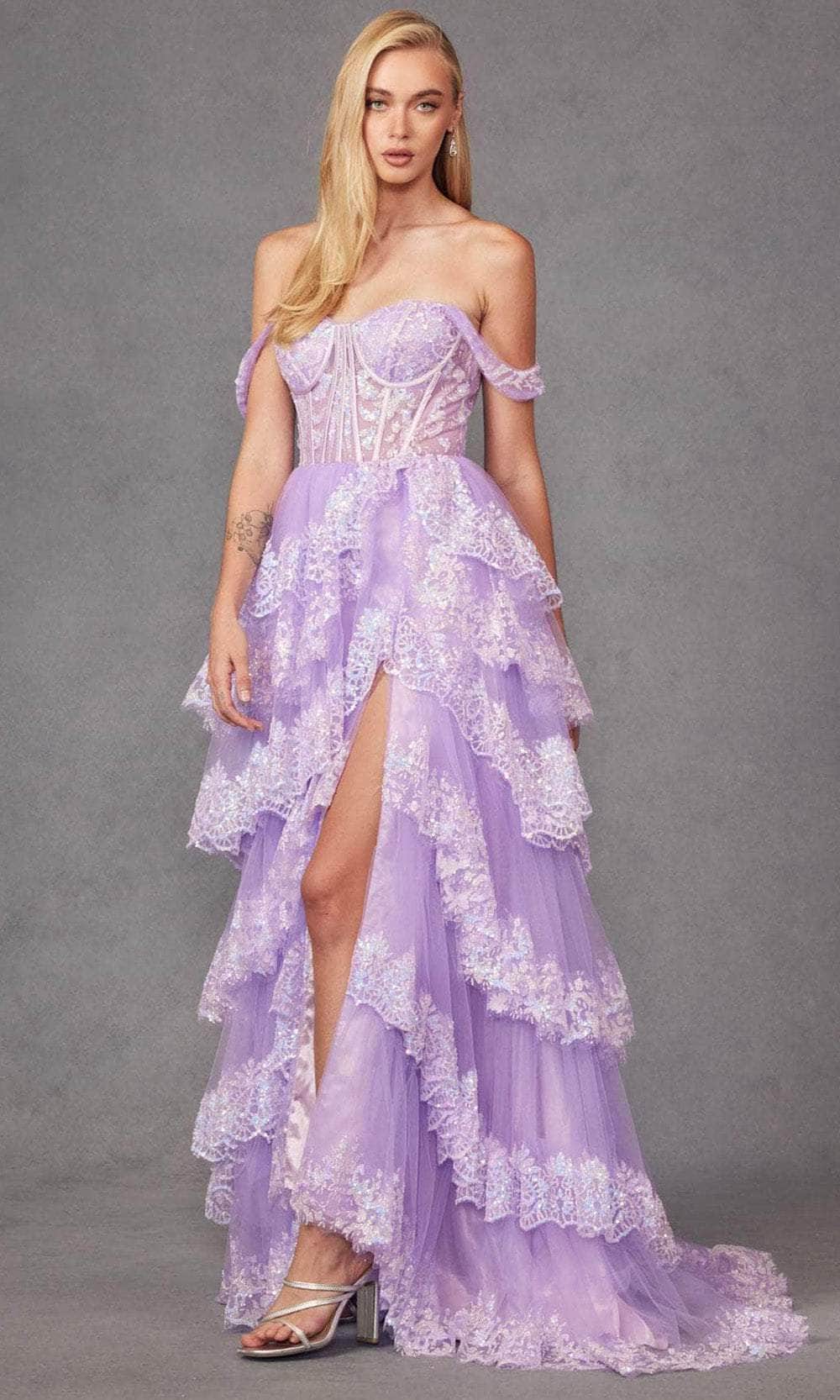 Juliet Dresses - Sequin Lace Sweetheart Prom Gown Avalabel