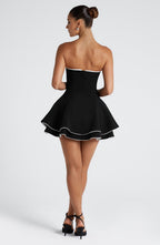Juno Mini Dress - Black/White Avalabel