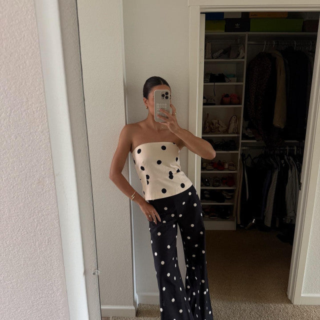Sézane Polka Dot Adriel Blouse Avalabel
