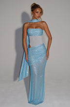 beverly Maxi Dress - Aqua Avalabel