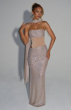 beverly Maxi Dress - Nude Avalabel