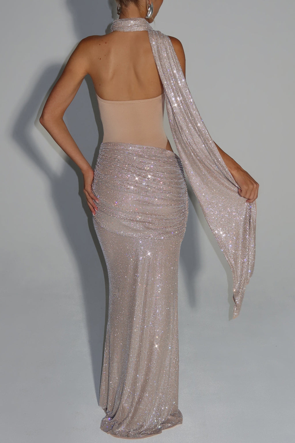 beverly Maxi Dress - Nude Avalabel