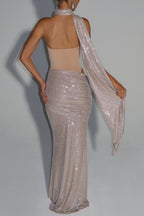beverly Maxi Dress - Nude Avalabel