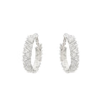 Léa Crystal-Embellished Circle Earrings Avalabel