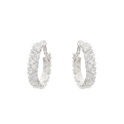 Léa Crystal-Embellished Circle Earrings Avalabel