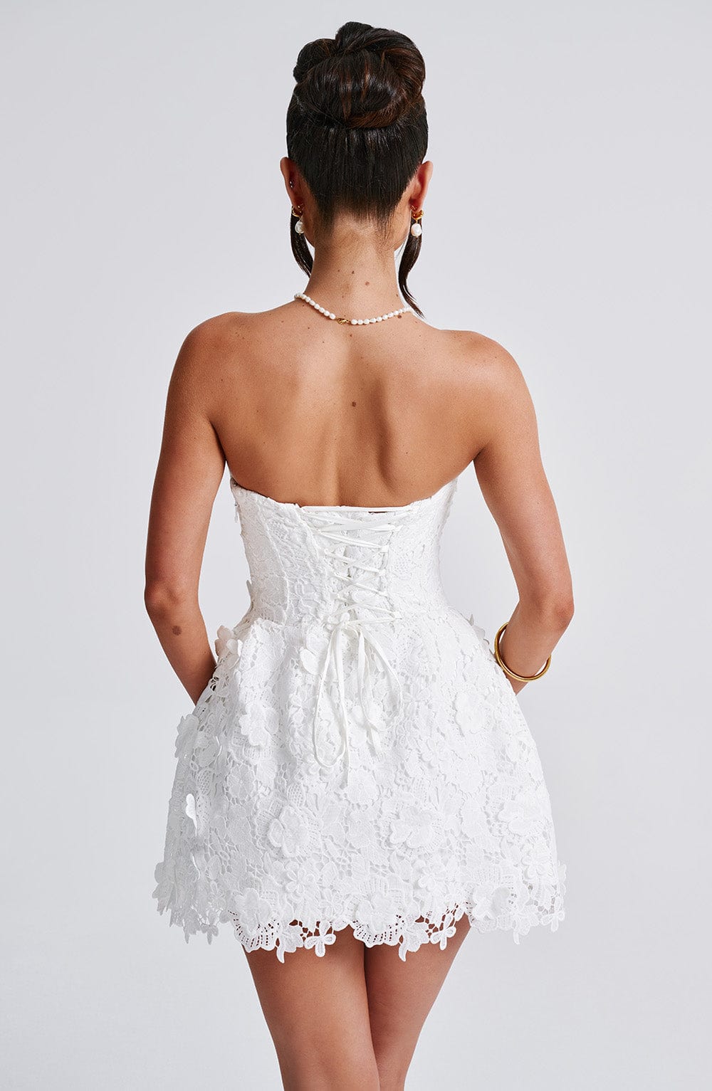 Leona Mini Dress - Ivory Avalabel