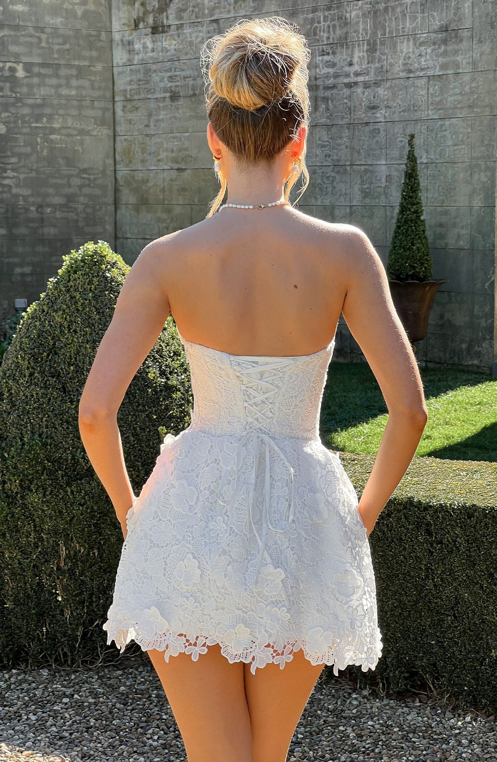 Leona Mini Dress - Ivory Avalabel