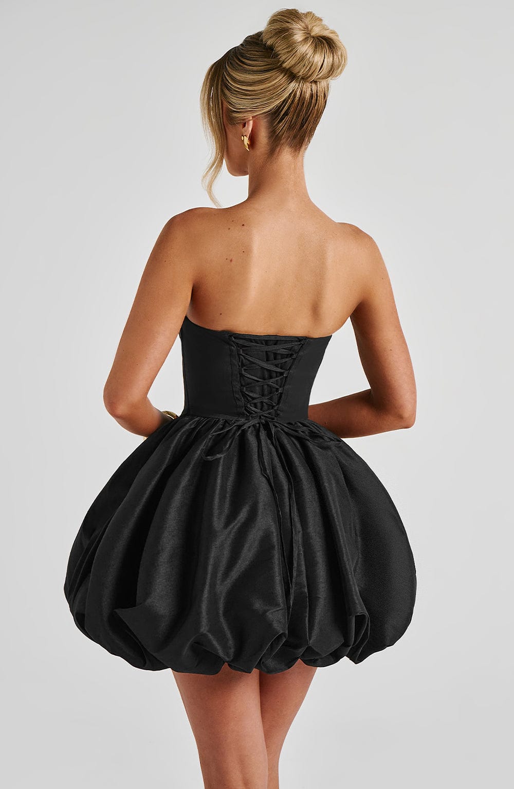 Lotus Mini Dress - Black Avalabel