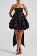 Lotus Mini Dress - Black Avalabel