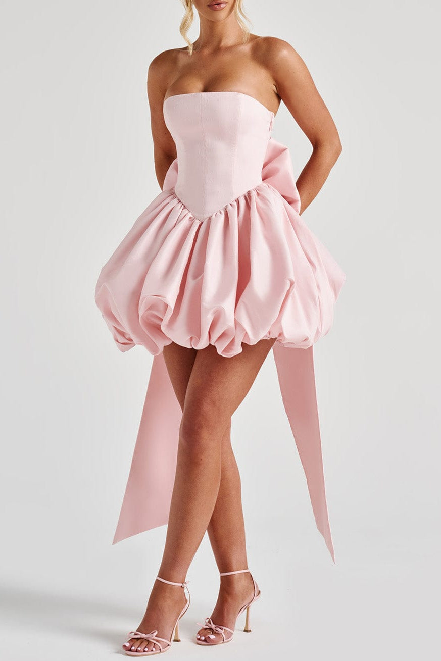 Lotus Mini Dress - Blush Avalabel