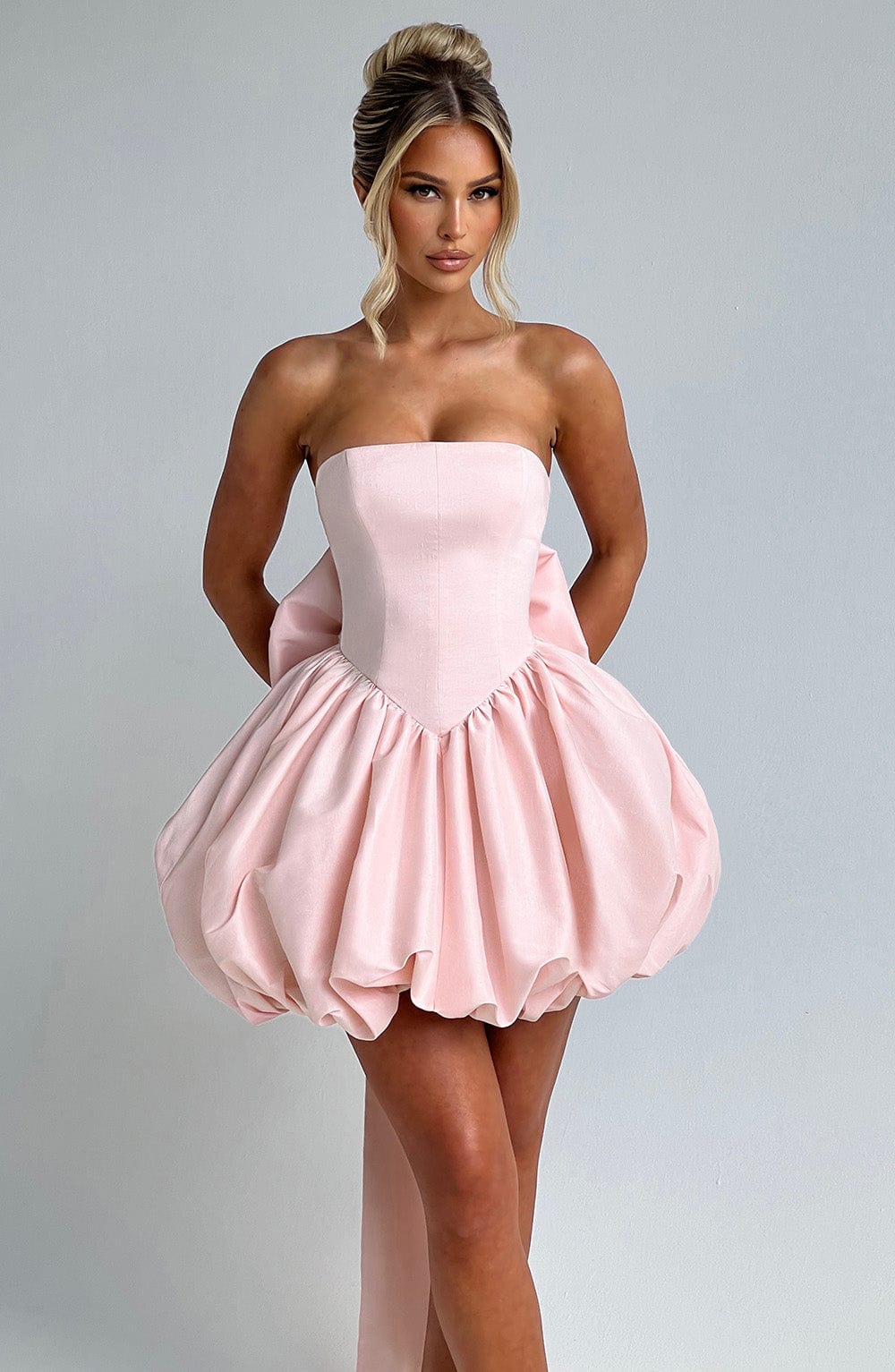 Lotus Mini Dress - Blush Avalabel