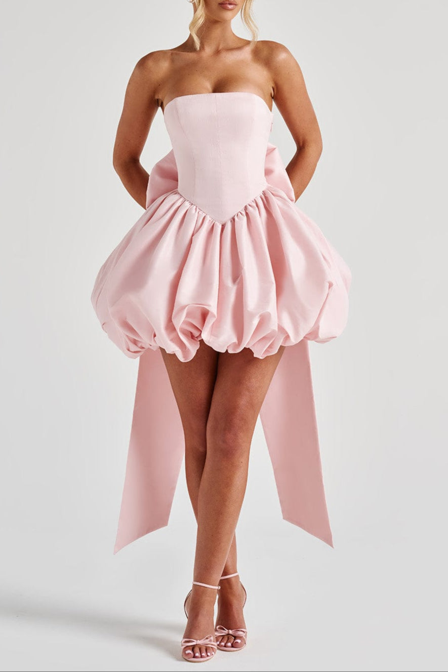 Lotus Mini Dress - Blush Avalabel