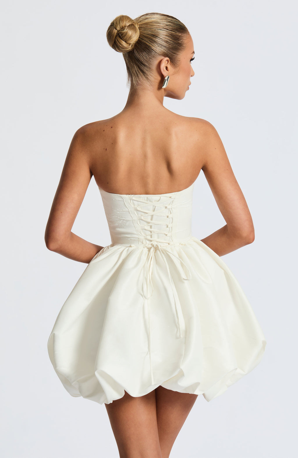 Lotus Mini Dress - Ivory Avalabel