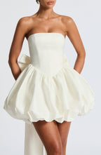 Lotus Mini Dress - Ivory Avalabel