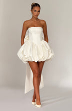 Lotus Mini Dress - Ivory Avalabel