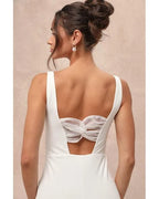 Natural Regal Classic Sleeveless Twist-Back Maxi Dress Avalabel