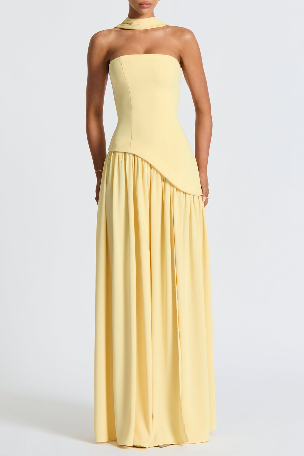 Maliyah Maxi Dress - Lemon Avalabel