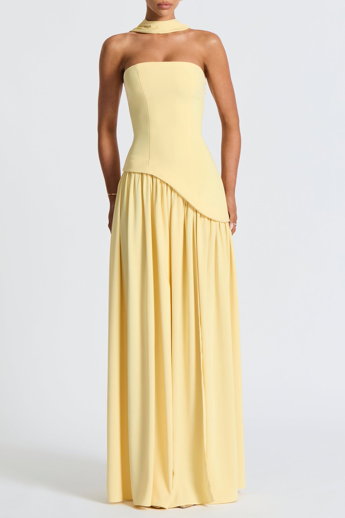 Maliyah Maxi Dress - Lemon Avalabel