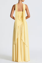 Maliyah Maxi Dress - Lemon Avalabel