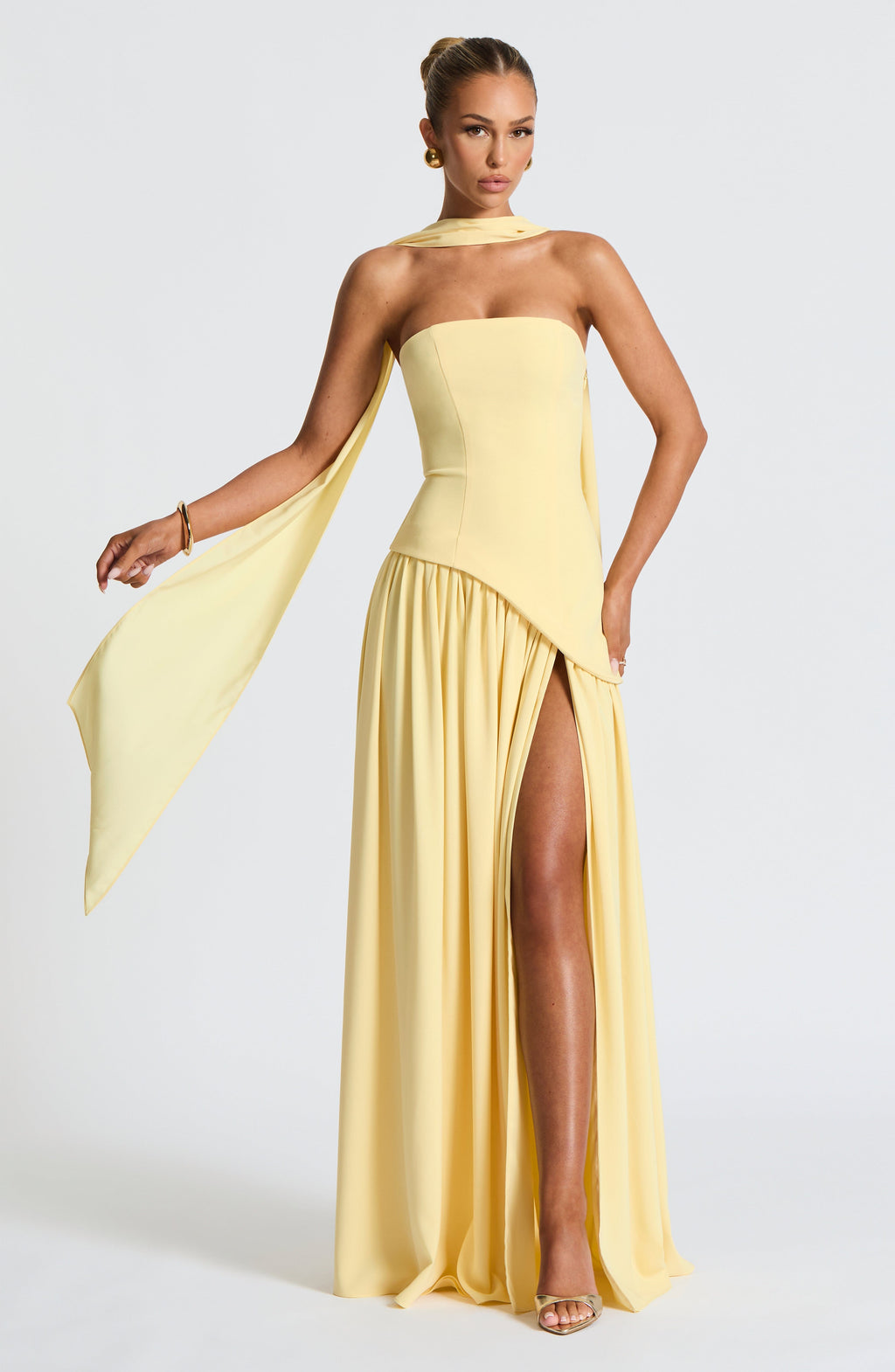 Maliyah Maxi Dress - Lemon Avalabel