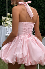 Maricia Mini Dress - Blush Avalabel