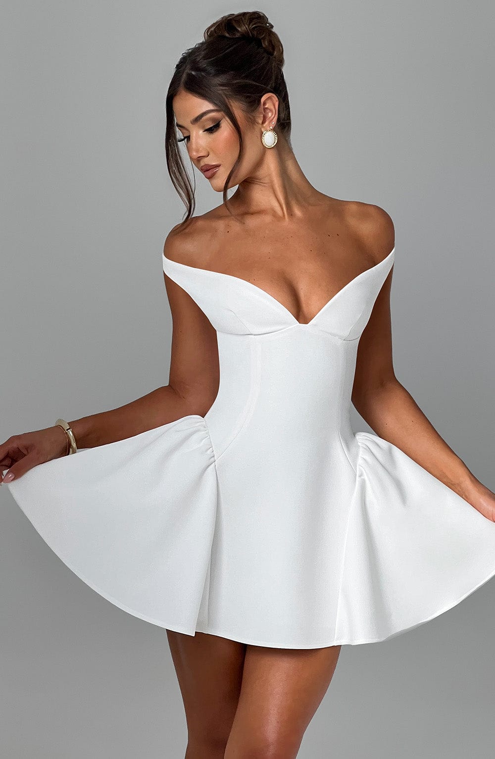 Marla Mini Dress - Ivory Avalabel