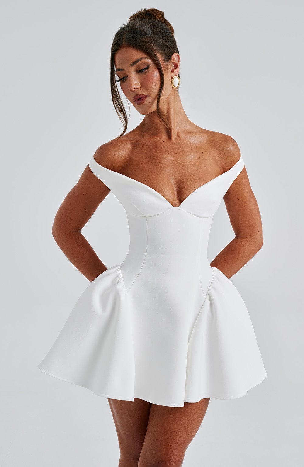 Marla Mini Dress - Ivory Avalabel