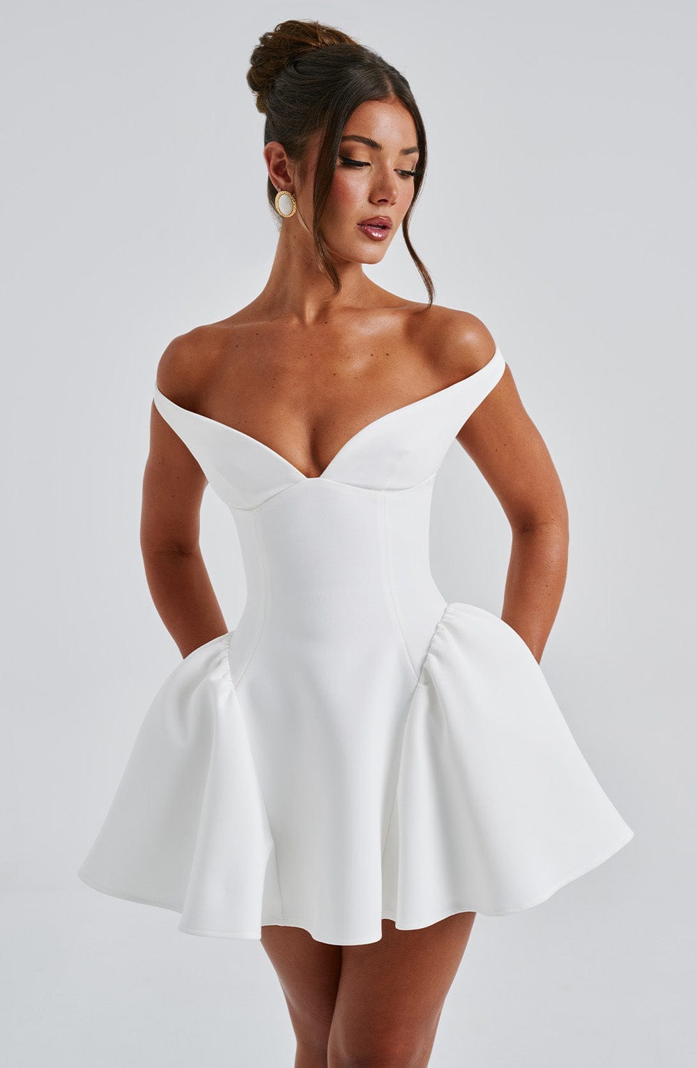 Marla Mini Dress - Ivory Avalabel