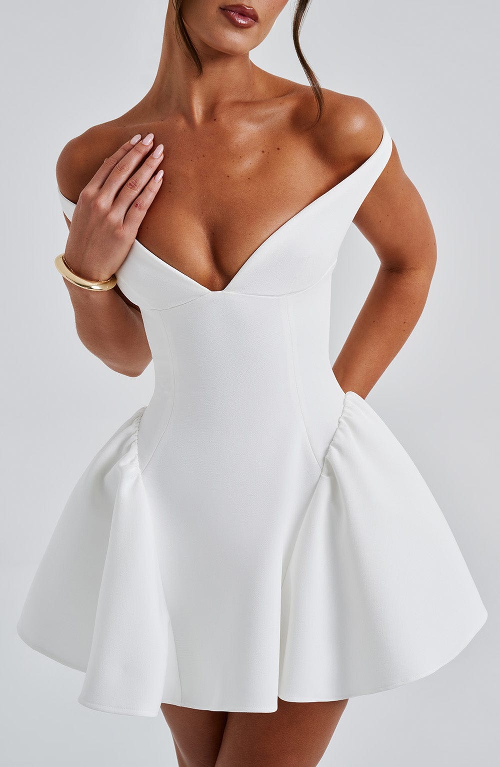 Marla Mini Dress - Ivory Avalabel