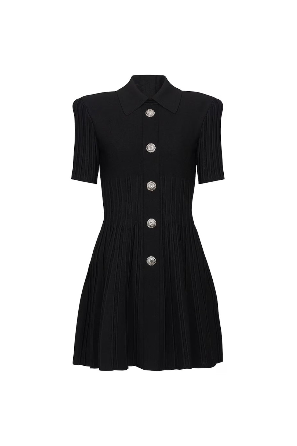 Kristin Black Knitted Mini Dress Avalabel