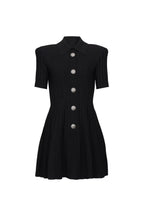 Kristin Black Knitted Mini Dress Avalabel