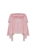 Pink Off Shoulder Mini Dress & Shorts Set Avalabel
