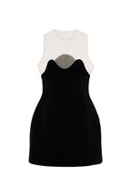 Wave Velvet Sleeveless Mini Dress Avalabel