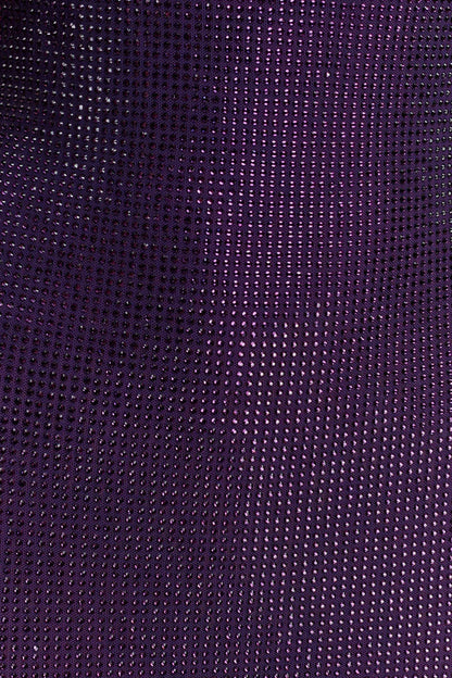 modesty sequin Mesh Back Maxi Dress - Purple Avalabel